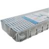 Dakota Kit Canaletta con Griglia Zincata Pegasus Plus 130x120 A15 Grigia 3 mt
