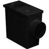 Dakota Pozzetto per Pluviale in Plastica Nero 235x125x220