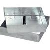 Dakota Sigillo Zincato Leggero in Acciaio Zincato con Telaio 630x630x50 mm