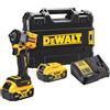 DEWALT DCF922P2T-QW Avvitatore ad impulsi compatto 2 batterie 18V 5.0Ah 1/2"