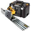DEWALT DWS520KTR-QS Sega ad affondamento 165mm 1300W + guida 1,5m