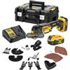 DEWALT DCS356P2-QW Utensile multifunzione ad oscillazione con 2 batterie 18V 5.0Ah, motore brushless