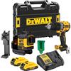 DEWALT DCK2095D2T-QW Kit trapano percussione DCD805 + Laser DCLE34031 + 2 batterie XR 18V 2.0Ah