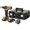 DEWALT DCF403D2GT-QW Rivettatrice 4.8mm XR con 2 batterie serie "G" 18V 2.0Ah