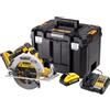 DEWALT DCS573H2T-QW Sega circolare 190mm 2 batterie 18V XR Powerstack 5.0Ah