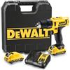 DEWALT DCD710D2-QW Trapano Avvitatore a batteria compatto con 2 batterie XR 12V 2.0Ah