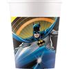 Procos Batman - Tazza da tavola per cartoni animati, 8 pezzi, 200 ml, colore: Blu
