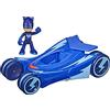 PJ Masks Glow & Go, Gattomobile, Veicolo Giocattolo per età prescolare, Auto di Gattoboy Che Si Illumina con Action Figure di Gattoboy, per Bambini dai 3 Anni in su