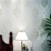 Ketian 3D Carta da parati in rotolo non tessuta stile europeo di lusso polvere di perla Damasco per soggiorno camera da letto Cream 0.53m (1.73' W) x 10m(32.8'L)=5.3m2 (57 sq.ft)