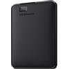 WD 5TB Elements Hard Disk Esterno Portatile, USB 3.2 Gen 1 SuperSpeed/USB 3.0, Espandibilità plug-and-play, Formatto per Windows, Nero