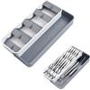 Generic Piccolo organizer retrattile per posate, cassetto per utensili da cucina, per riporre posate, cucchiai, forchette (porta cucchiaio)