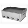 Fry Top da banco elettrico. Piano di cottura liscio e rigato 65x48 - Kw. 6.00
