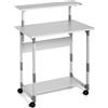 DURABLE PC WORKSTATION SYSTEM 80 VH GRIGIO