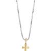 ALFIERI & ST. JOHN Collana timeless in argento croce e diamante