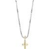 ALFIERI & ST. JOHN Collana timeless in argento croce e diamante