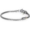 ALFIERI & ST. JOHN Bracciale timeless in argento ancora e diamante