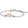 ALFIERI & ST. JOHN Bracciale timeless in argento maglia marina e timone