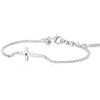 ALFIERI & ST. JOHN Bracciale timeless in argento rodiato e diamante