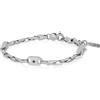 ALFIERI & ST. JOHN Bracciale in timeless argento rodiato e diamante