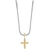ALFIERI & ST. JOHN Collana timeless in argento ancora e diamante nero