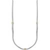 ALFIERI & ST. JOHN Collana timeless in argento e oro con coda volpe
