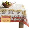 Maison d' Hermine Bagatelle Tovaglia 100% Cotone per Cucina Cena Tavolo Decorazione per Festa Matrimonio Festa del Ringraziamento Natale (Rettangolare 160 cm x 220 cm)