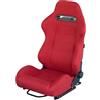 SIMONI RACING Sedile sportivo reclinabile ribaltabile Simoni Racing Miky red velluto rosso