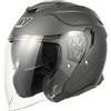 MY Casco Moto Jet Scooter 835, Omologato ECE 22.06 con Doppia Visiera per Uomo e Donna (Titanio opaco, S)