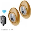 Disec 2 Defender magnetici MAG3G Diamond SUPERTOP H.25 6 chiavi in KA 3GD2ST-25D1 Bronzo