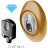 Disec Defender magnetico MAG3G Diamond SUPERTOP H.25 5 chiavi 3GD2ST-25D1 Bronzo