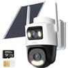 Imou 10MP(5MP 5MP) Telecamera Pannello Solare 8W con Doppia Lente Telecamera Wi Fi