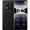 XIAOMI Redmi Note 14 Pro Smartphone 5G 6,67 Pollici 8 GB RAM 256 GB Doppia SIM Nero