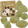 PRETTY KITTY Palla di erba gatta giocattolo: 8X Premium Erba gatta essiccata Naturale per Gatti - Accessori giocattoli per gatti