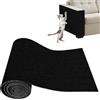 Xynovate Tappetino Tiragraffi Adesivo per Gatti | Protezione Divano Graffi Gatto, Riutilizzabile e Tagliabile, Ideale per Mobili e Pareti (Nero,30x100cm）