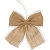 Halbach Seidenbänder Set di fiocchi di iuta premium | grande fiocco regalo per decorazioni natalizie e decorazioni per albero