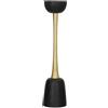 GILDE Candelabro Dora in alluminio, nero, altezza 46 cm x larghezza 10 cm, portacandele