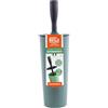La Briantina Completo WC Minimal Batteriostatico con Scopino e Coperchio Integrato - Verde Oliva