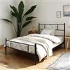 FurnitureR Letto singolo da 0,9 m, struttura in metallo, letto industriale in ferro, letto in metallo per adolescenti/adulti, adatto per camera da letto, dormitorio studentesco e altre scene multiple,