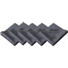 Vileda Professional, Panno in Microfibra PURmicro Active Grigio - Set da 5 Pezzi, Rivestimento PUR Antialoni, per Vetro e Acciaio Inox, Alta Assorbenza, Asciugatura Senza Aloni, 38x35 cm
