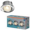 OSRAM Faretto da incasso a LED Spot Set DIM IP44 4,9W Cromo | LED Spot Set DIM Recess IP44, Spot lights and ceiling spots, Cromo, 25000 h, confezione da 3