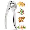 IPEA Spremiaglio in Metallo per Aglio, Zenzero, Peperoncino - [ Design Elegante ] - Super Solido - Spremi Aglio Professionale da Cucina per Spremere Noci e Alimenti - Frantoio - Semplice Pulire