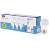 M Ledme - Confezione da 6 lampadine LED E27 G45 7W, luce calda (3000k), attacco E27, 630 lumen, IP20, apertura fascio luminoso 200°, efficienza energetica e basso consumo. Modello LM7606