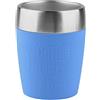 Emsa 514515 Travel Cup Bicchiere Termico, Acciaio Inossidabile, Blu