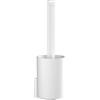 hansgrohe WallStoris - Scopino bagno, scopino wc, spazzolone bagno wc, accessori bagno senza forare, bianco opaco, 27927700