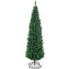 Giantex Alberi, Metallo Plastica Ferro Cloruro di Polivinile Pino, Verde, 5'