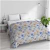 Italian Bed Linen Trapunta Invernale Imbottita Letto Matrimoniale 250x245cm DoubleFace BASIC fantasia SPIRALS, Made in Italy - Piumino Reversibile in morbida Microfibra 200gr/mq - Piumone Lavabile in Lavatrice
