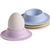 APS 85298 - EGGY - Set di 4 portauova, 8,50 x 8,50, altezza 4,50 cm, melamina, colorato opaco