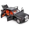 imtfzct 1/18 Rolls Royce Phantom Modellino Auto, Auto Giocattolo in Lega pressofuso da Collezione, Modello Auto Classico a Due Porte, Logo Pieghevole, Regalo (Nero)