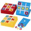 Ainiv 12 Pezzi di Gioco del Tic-Tac-Toe in Feltro, Mini Tic-Tac-Toe in Feltro, Interessante Gioco del Tic-Tac-Toe, Giochi da Tavolo Educativi, Bomboniere per Feste di Compleanno, Premi per La Classe