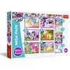 Trefl 90353 Il magico mondo dei pony My Little Pony da 20 a 48 pezzi, 10 set per bambini dai 4 anni in su